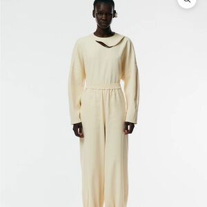 Tibi Chalky Jogger Cream M